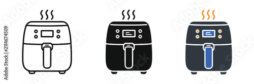 Air Fryer Kitchen Appliance Icon