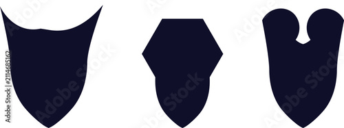 shield with Graduation Cap Vector Illustration Isolated on White Background Academic Dental Education Success Icon Design