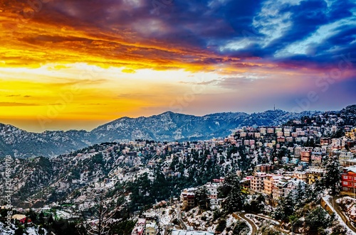 Konstfotografi Shimla and Manali are twin hill stations in Himachal Pradesh, India