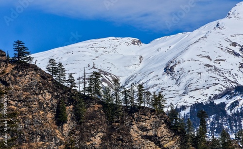 Canvas Print Shimla and Manali are twin hill stations in Himachal Pradesh, India