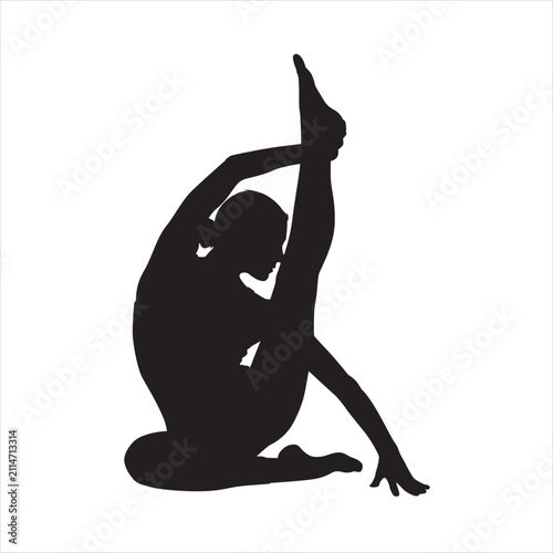 Konstfotografi hold your leg up move