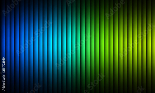 Vibrant blue and green vertical stripes abstract gradient background pattern