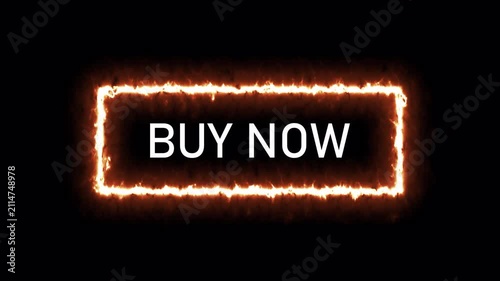 Buy Now Saber Text Animation | Glowing CTA Button | Neon Energy Title | Motion Graphics