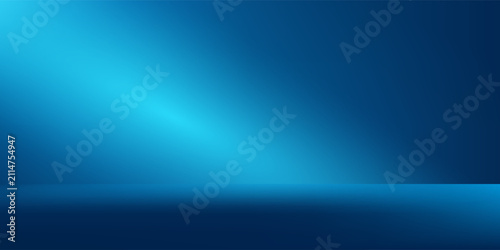 Fotografía Blue studio background