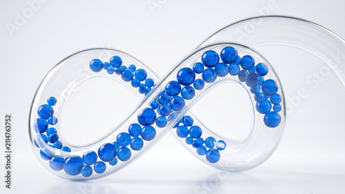 Futuristic Medical Capsule with Blue Elements, Modern Pharmaceutical Capsule Illustration