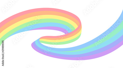 Rainbow wave vector illustration