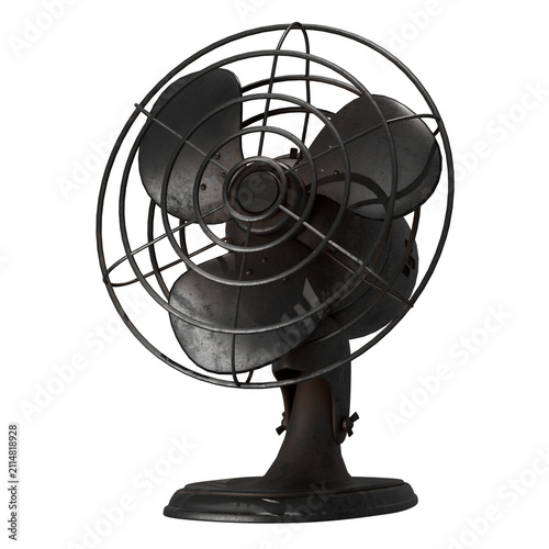 Vintage Cast Iron Desk Fan