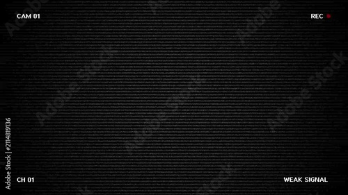 4K animated Retro CCTV screen overlay