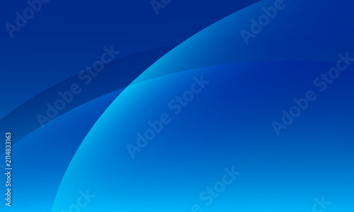 Abstract blue wave gradient background. Vector illustration