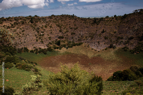 Fotografie Mount Schank is a 100 m high dormant volcano in the southeast corner of South Australia, near Mount Gambier