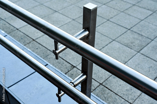 Konstfotografi stainless steel handrail and guard rail