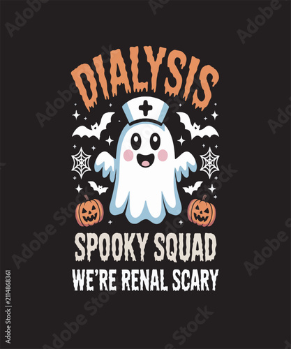Bild auf Leinwand Dialysis spooky squad were renal scary