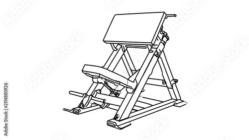 Artist easel drawing board white background.