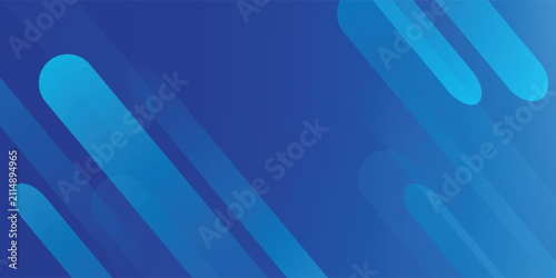 Abstract blue background with diagonal lines. Dynamic shapes composition. Vector illustration