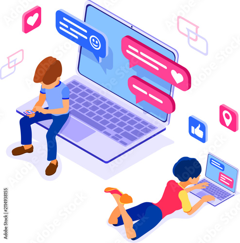 chat online dating friendship in social networks