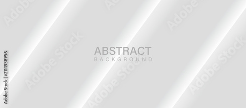 A sleek, modern abstract background featuring dynamic diagonal white and light gray lines creating a sense of depth and clean design. Ideal for corporate presentations.