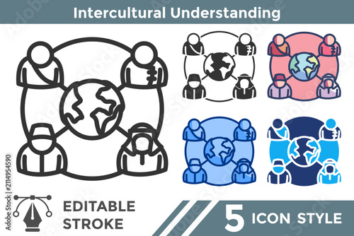 Obraz na plátně Intercultural Understanding