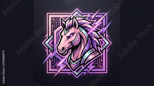 Gaming team mascot emblem