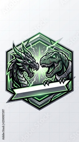 Gaming team mascot emblem