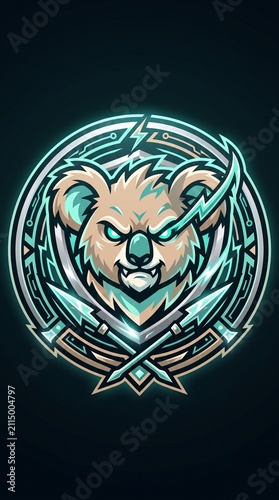 Gaming team mascot emblem