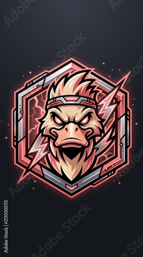 Gaming team mascot emblem