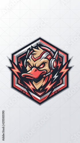 Gaming team mascot emblem