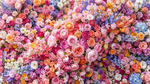 Abstract floral background bloom
