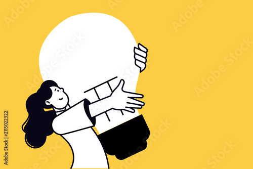 Big idea. Vector illustration for web banner, social media banner, business presentation, marketing material. 