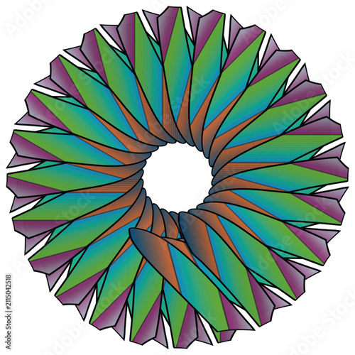 Decorative Floral Silhouette