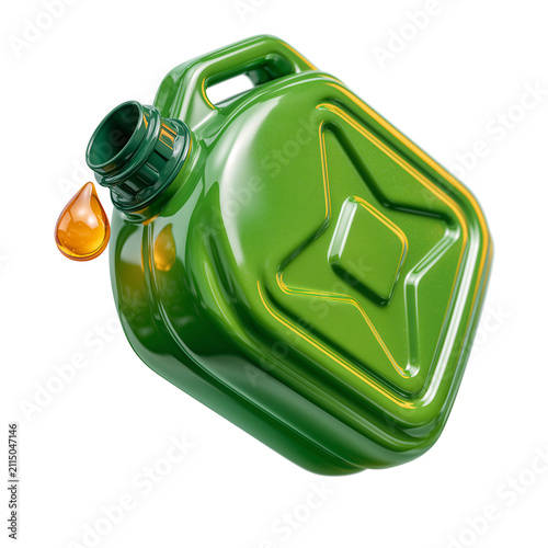 A 3D firefighter safety icon with realistic fire extinguisher, helmet on transparent png background. Ai generated