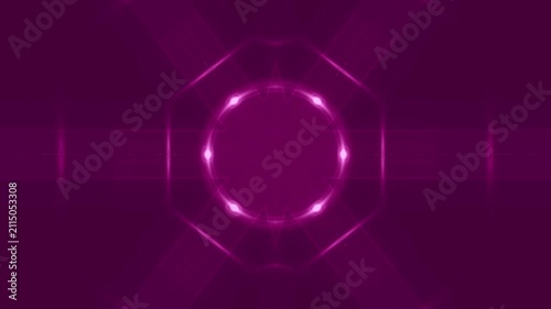 magenta glowing ring, neon circle, vibrant purple light, futuristic design, digital art background, glowing
