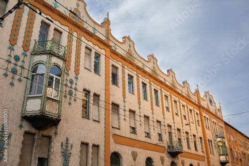 Obraz na płótnie Deutsch Palota facade in Szeged, Hungary
