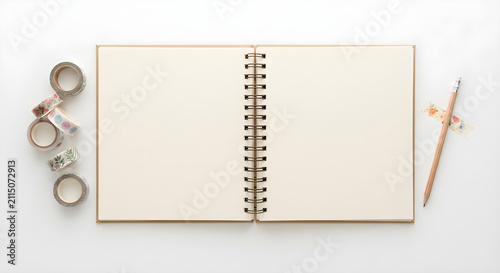 notebook and pen