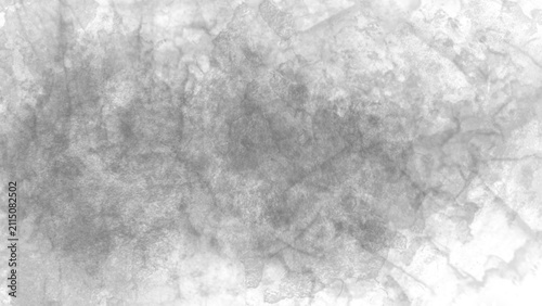 Grungy grey watercolor texture background, abstract smoke and ink wash effect on white paper, artistic splattered stone marble surface