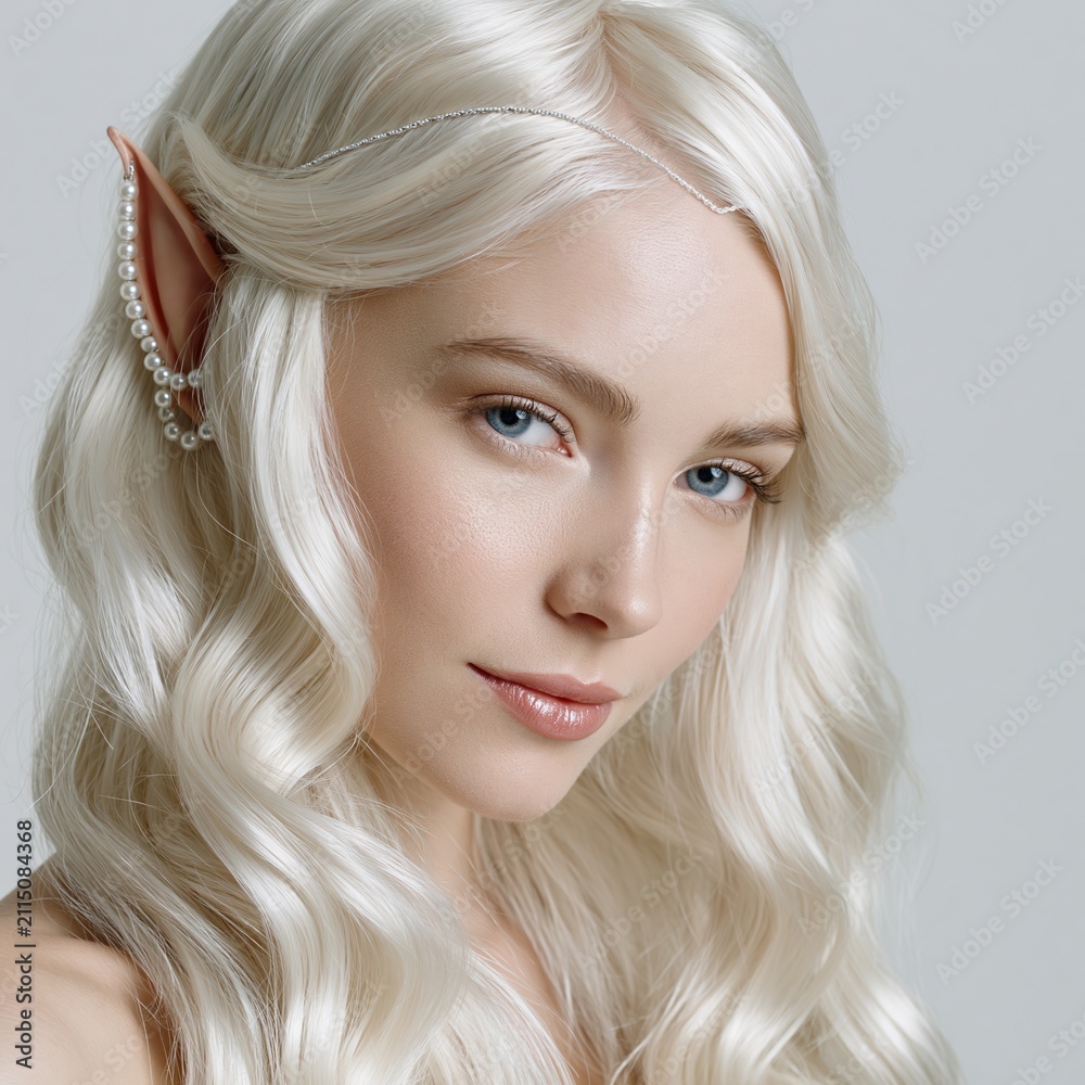 Fototapeta premium Elegant Portrait of a Mystical Character
