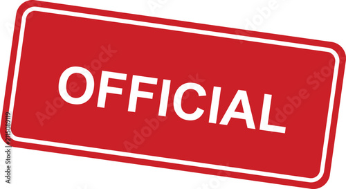 Official rubber stamp design featuring number forty five text element