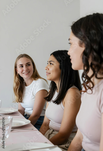 Three diverse young women s...