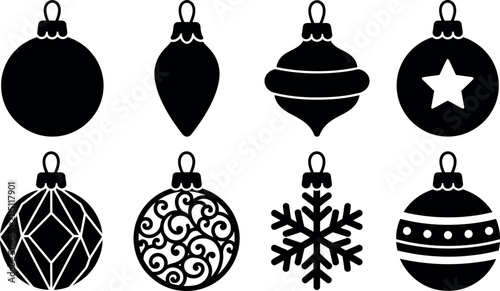 Modern geometric faceted Christmas ornament design reflecting contemporary holiday decor and festive season style