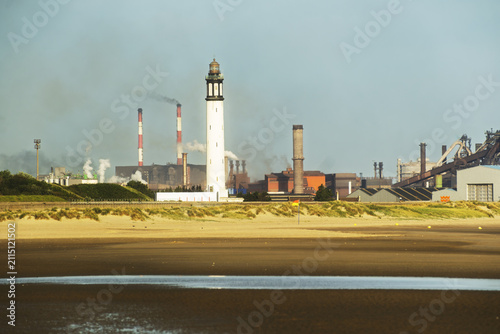 Fotografie Dunkirk Lighthouse or Phare de Risban is the highest of this type in France