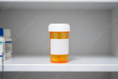 Orange prescription pill bo...
