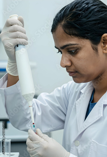 Indian female scientist in ...