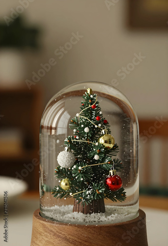 Miniature christmas tree sn...