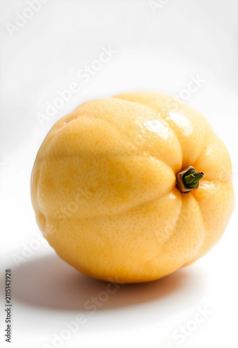 Fresh yellow citron fruit w...