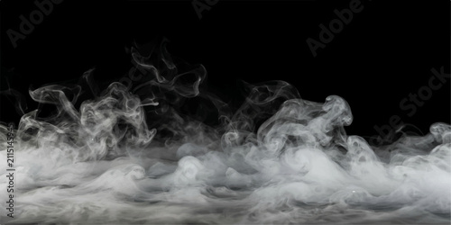 Ethereal Smoke Swirls: Wisps of white smoke gracefully dance and swirl against a stark black background, creating a dramatic and abstract visual effect that evokes mystery and atmosphere.