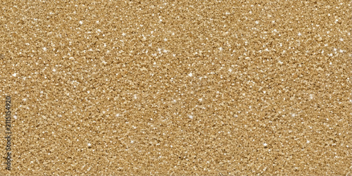 Foto Close-up of Sand Texture: A detailed, abstract macro view of fine, golden sand grains, highlighting the natural patterns and subtle variations in color and texture
