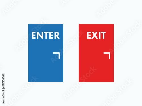 enter exit