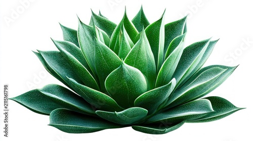 Striking succulent portrait with detailed leaf structure