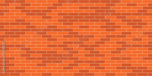 Bild auf Leinwand Red brick wall