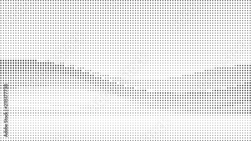 Quadro su tela Black Up Arrow Pattern with Varying Density on White Background, Seamless Black