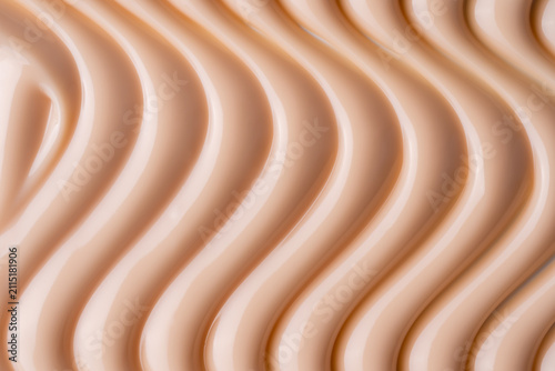 Smooth body cream texture background for cosmetic branding